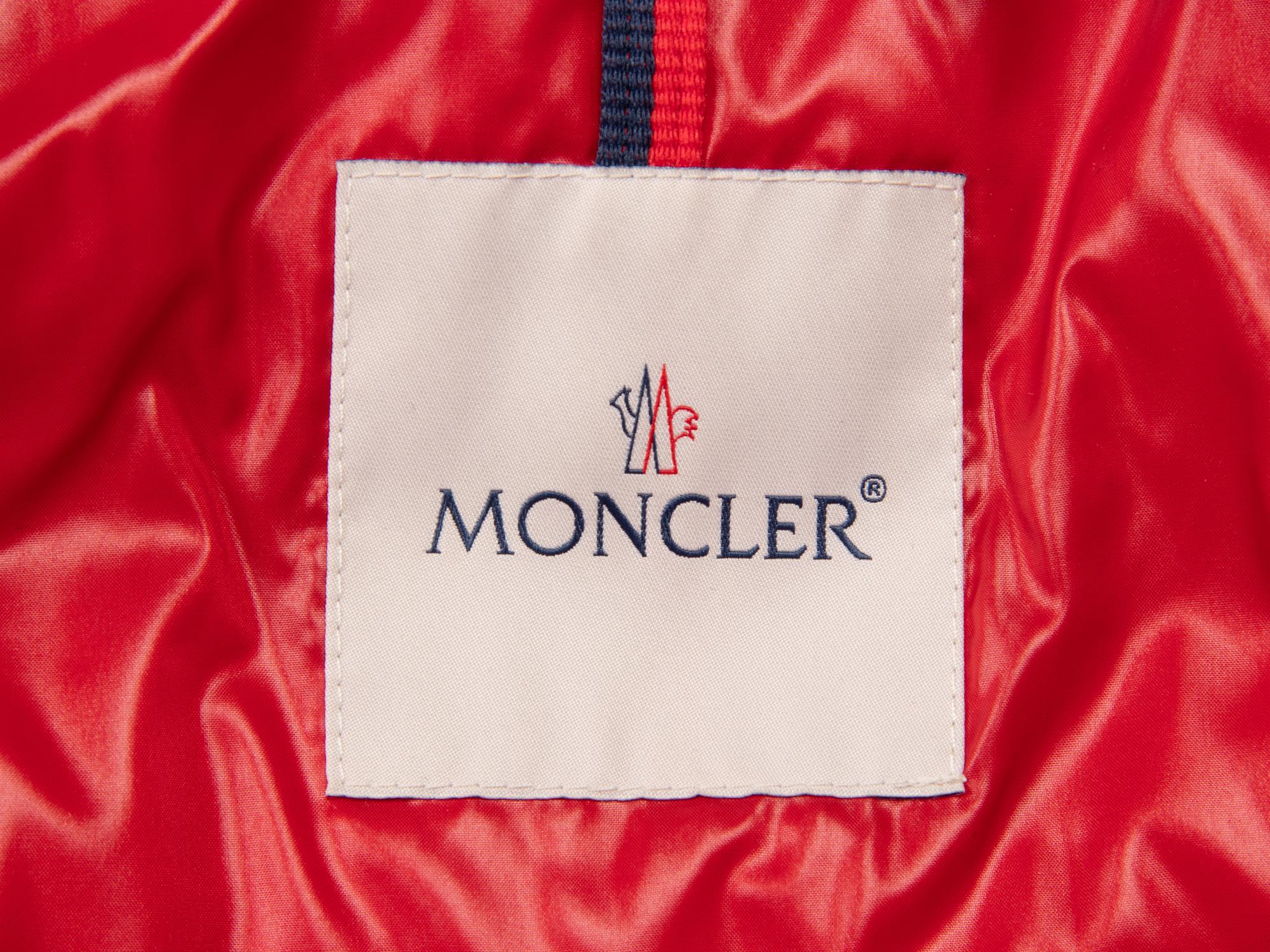 Moncler, Red Puffer Vest