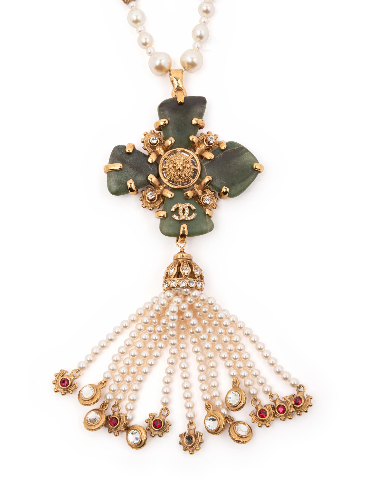 Chanel Faux Pearl and Stone Necklace, Fall 2005