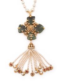 Chanel Faux Pearl and Stone Necklace, Fall 2005