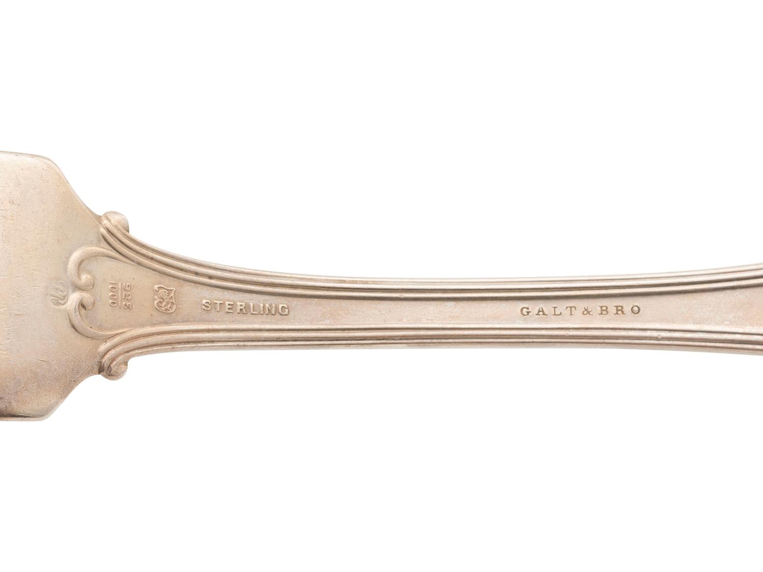 An American Silver Flatware Service