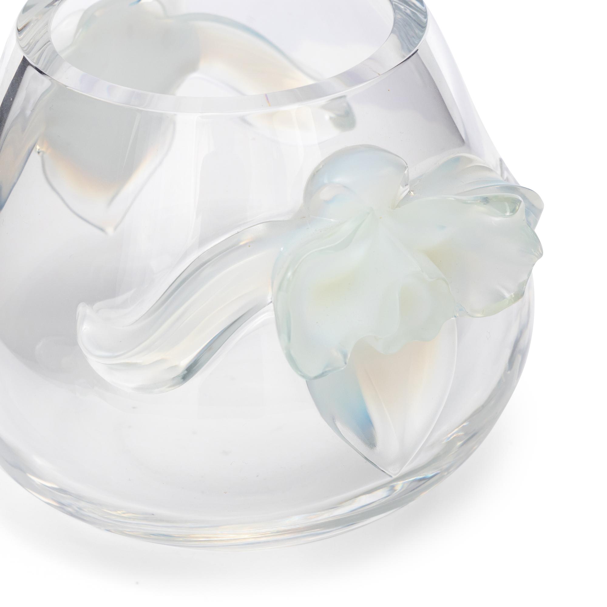 A Lalique Orchidée Vase