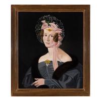 American School 19th Century, A Portrait of a Lady