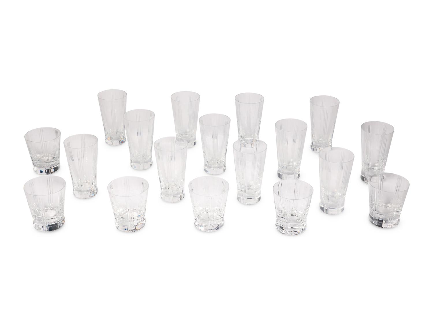 A Baccarat Triade Barware Service