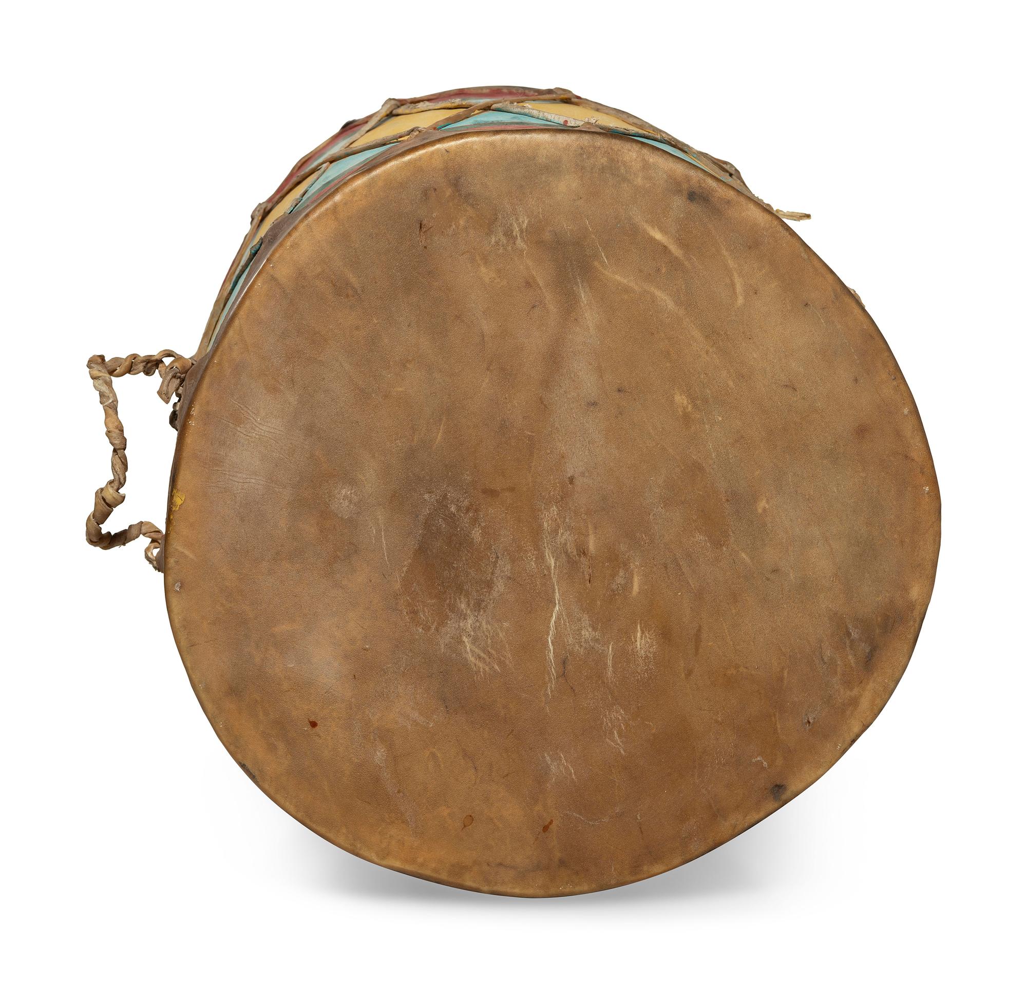 Pueblo Painted Drum
