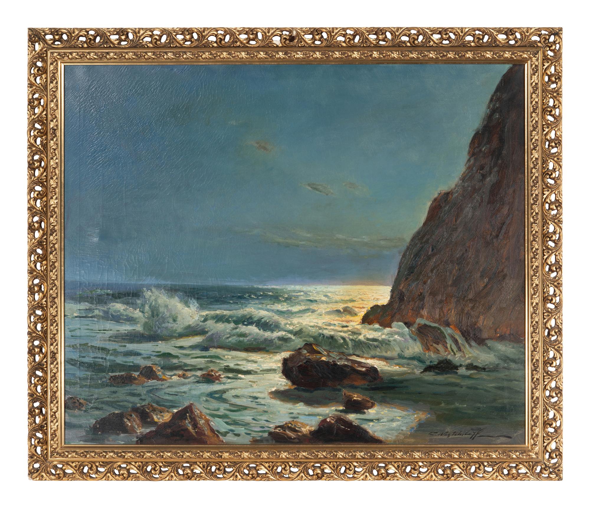 Seascape and Cliff