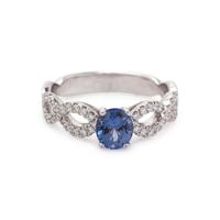 SAPPHIRE AND DIAMOND RING