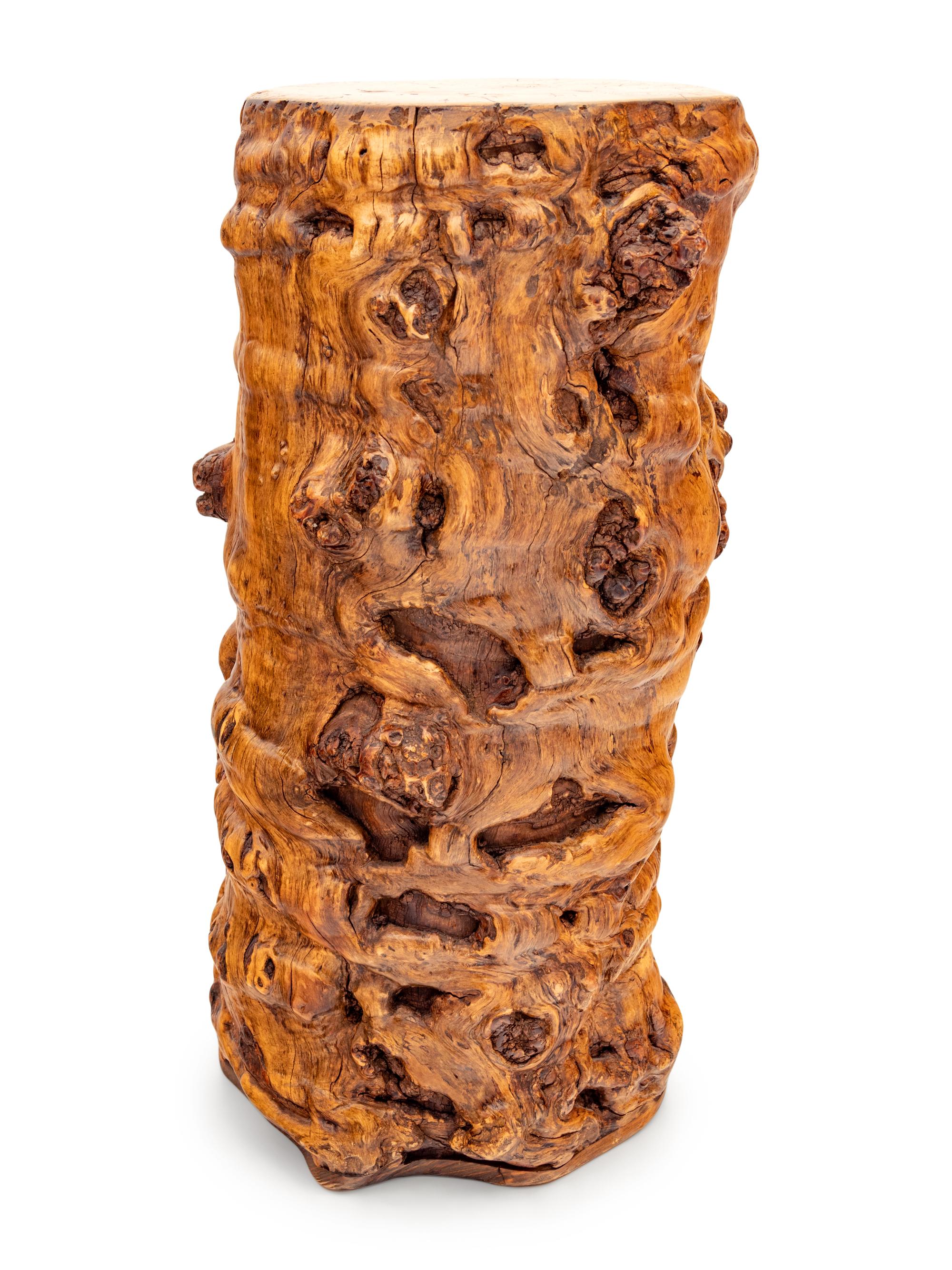 A Chinese Rootwood Stand