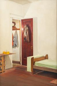 Closet with a Red Door