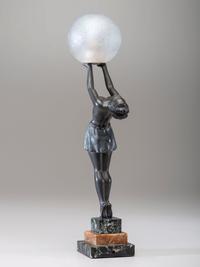 Art Deco Figural Lamp