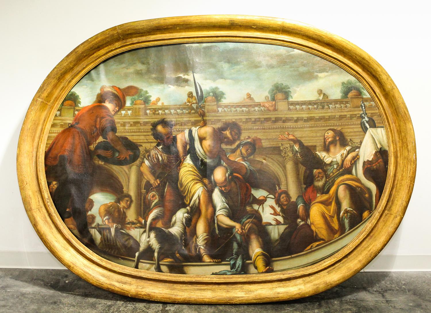 After Bernardo Strozzi, (20th Century), The Parable of the Wedding Guest by Adolfo Tagliaferri