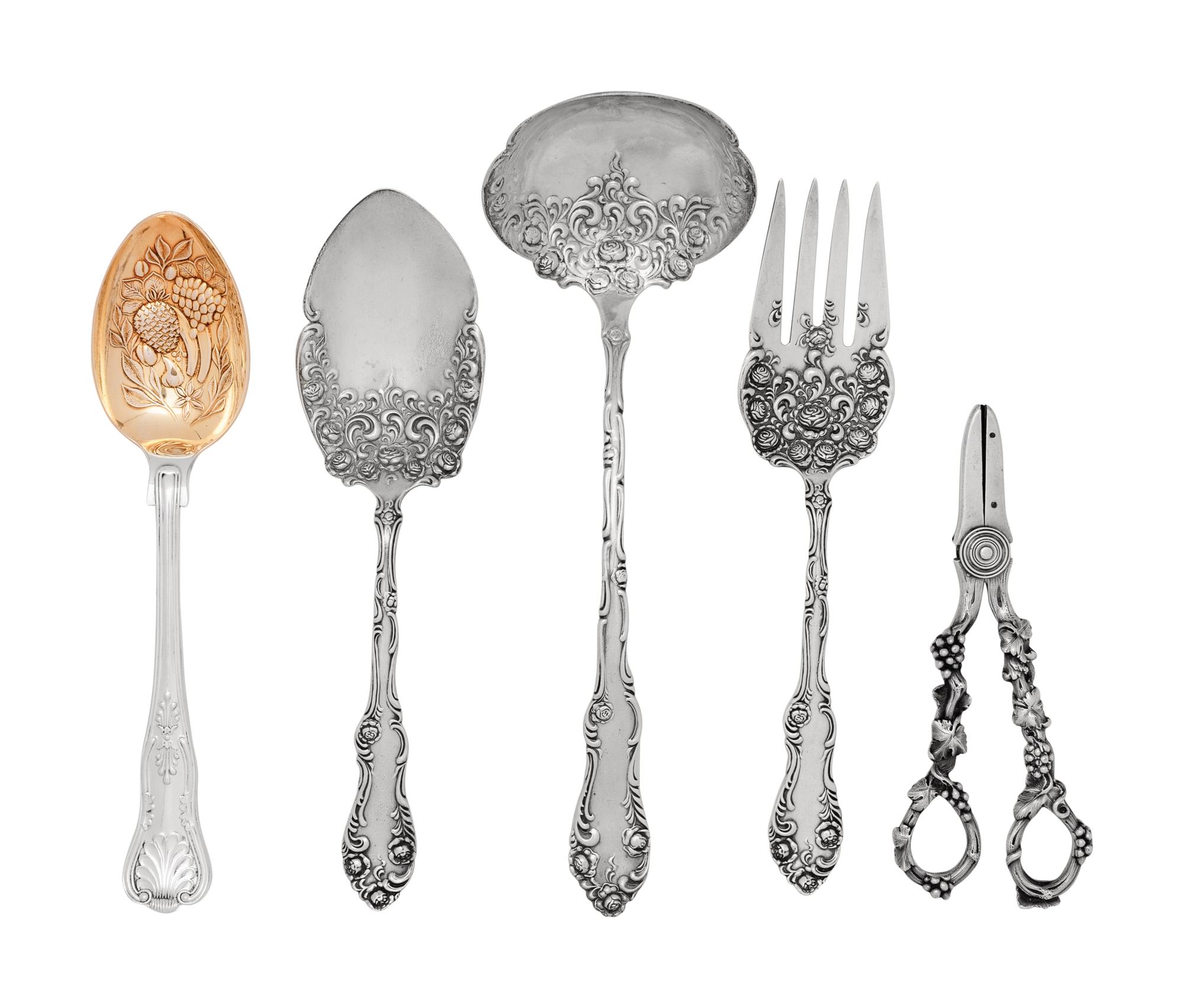 A Collection of American Silver Serving Articles