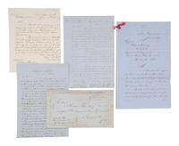 [FILIBUSTERS]. PAULDING, Rear Admiral Hiram (1797-1878) and WALKER, William (1824-1860). Correspondence associated with the Home Squadron, the Walker Expedition, and Vanderbilt's Accessory Transit Company, incl. William Walker ALsS, 1855-1858.