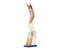 Abstract Sculpture with Polychrome Design, 1989
