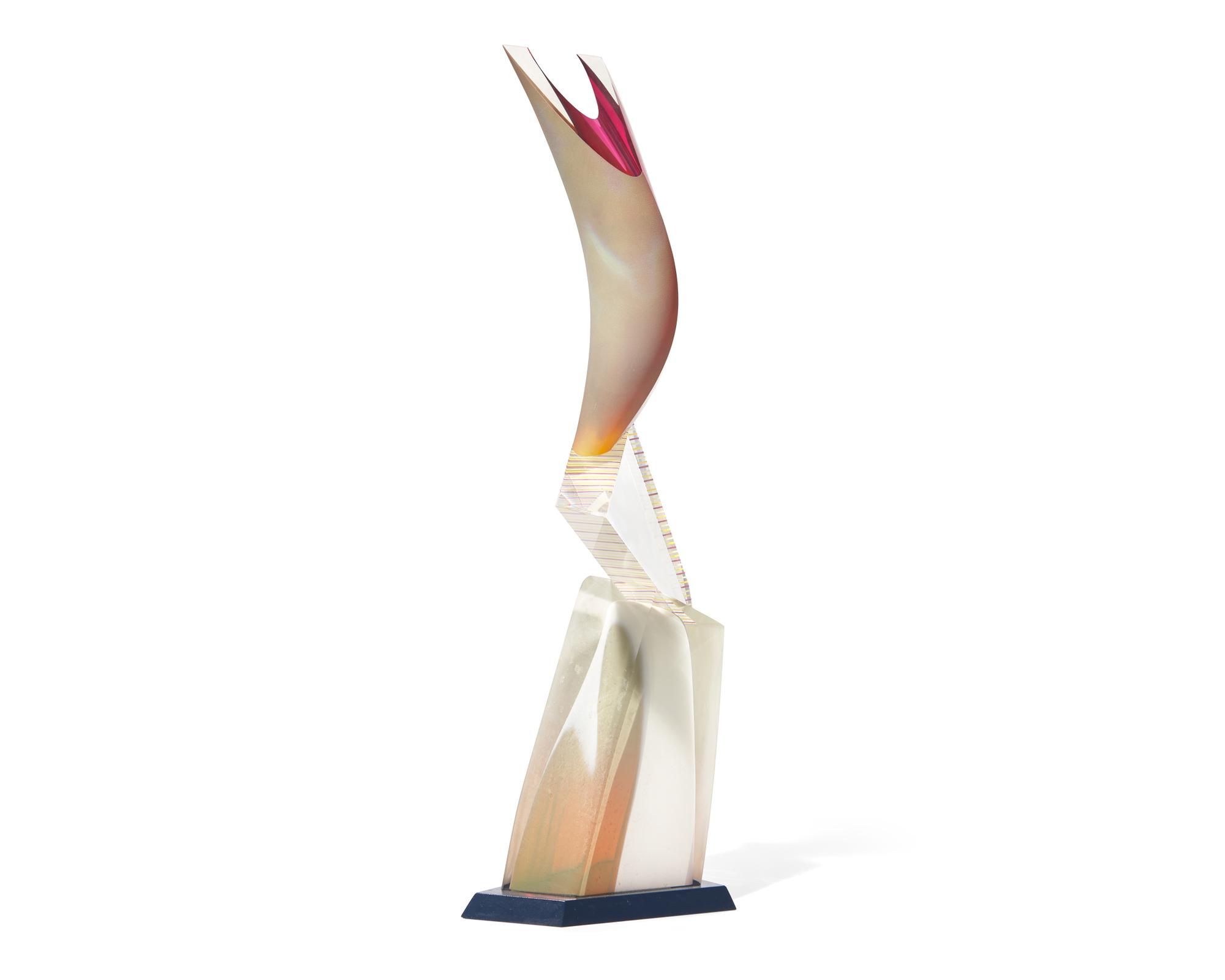 Abstract Sculpture with Polychrome Design, 1989