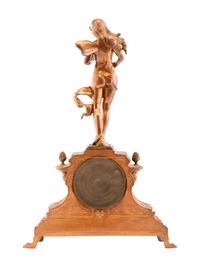 An Ansonia Figural Mantel Clock