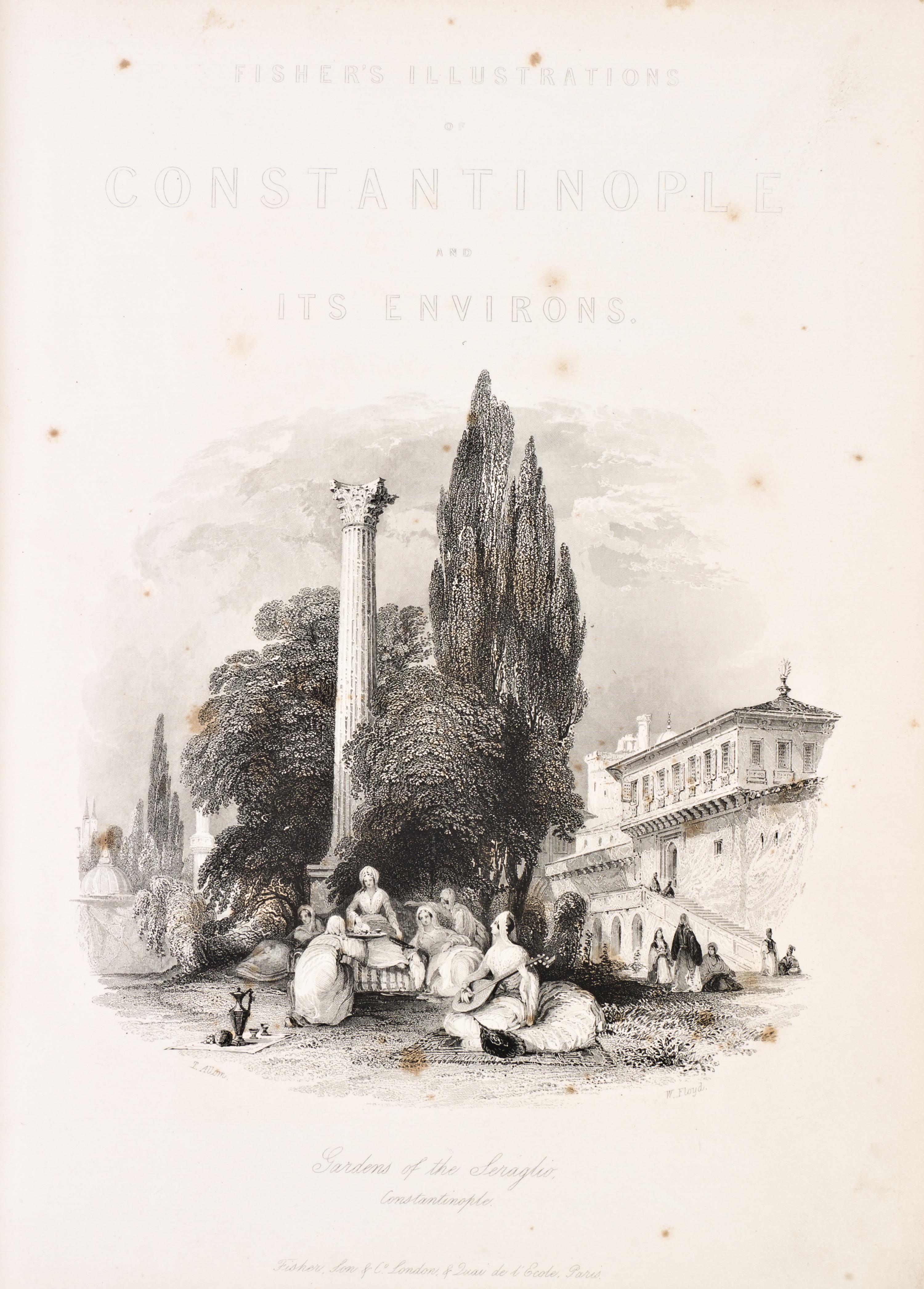 (MIDDLE EAST) WALSH, ROBERT. Constantinople and the Scenery of the Seven Churches of Asia Minor. London, [c. 1839]. 2nd series only.
