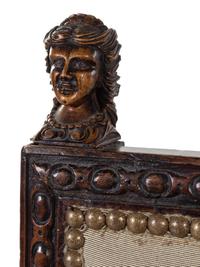 An English Carved Walnut Hall Bench
