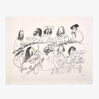 Al Hirschfeld (American, 1903-2003) The Grateful Dead