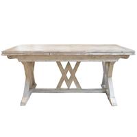 A Painted Draw Leaf Trestle Table 78.5" W x 37" D x 33" H — Italy, 20th Century