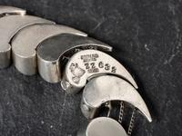 Taxco Sterling Silver Necklace and Clip Earring Set
