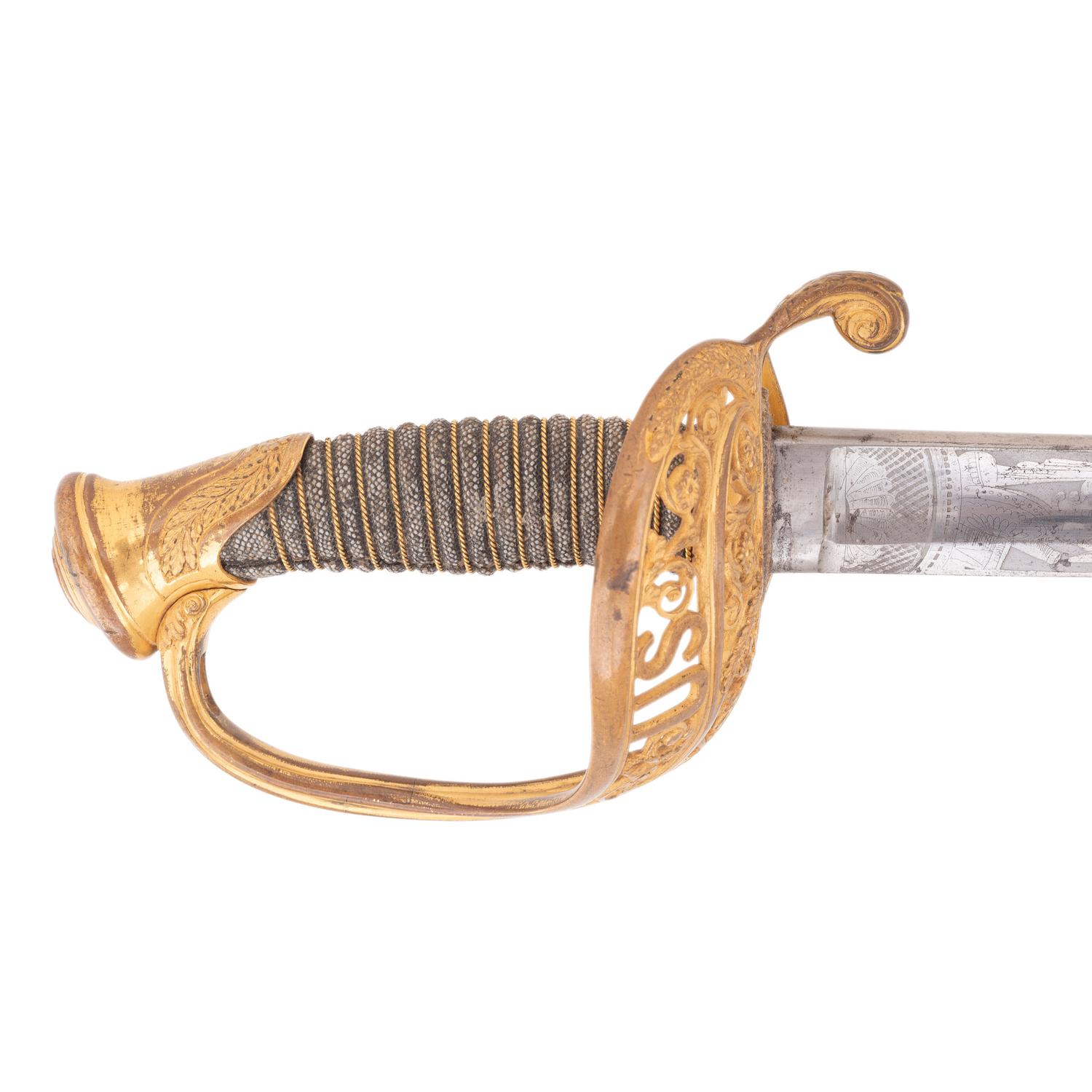 US Model 1850 Staff & Field Officers Sword by Ames
