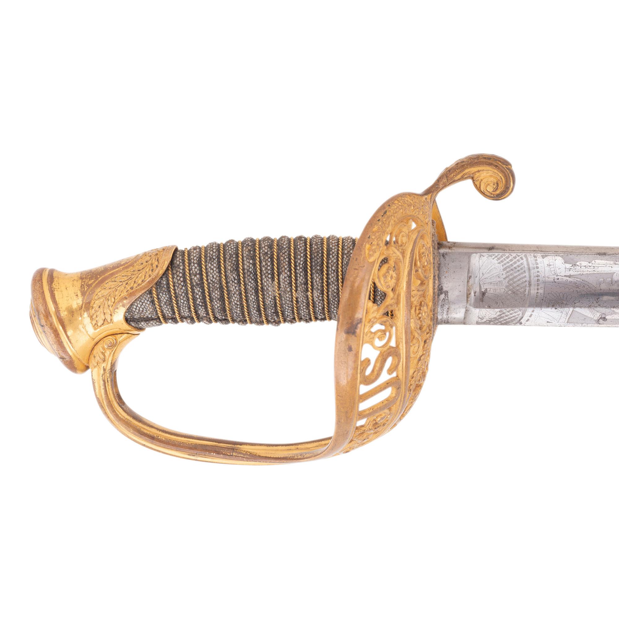 US Model 1850 Staff & Field Officers Sword by Ames
