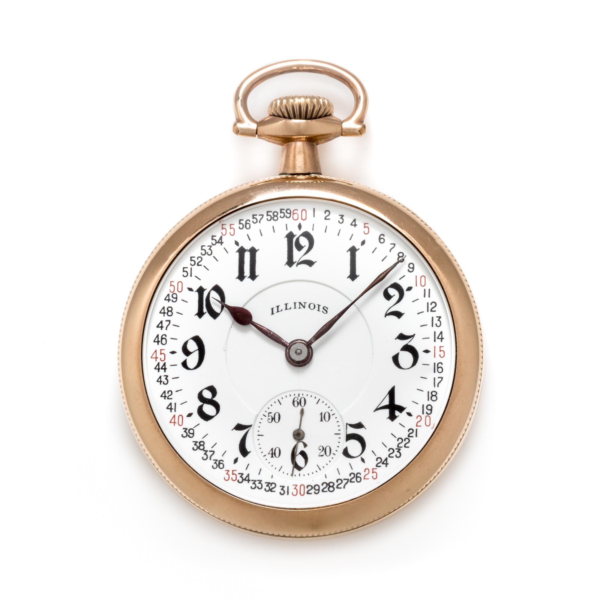 Illinois, G.F. Open Face 'Sangamo Special' Pocket Watch, Circa 1915