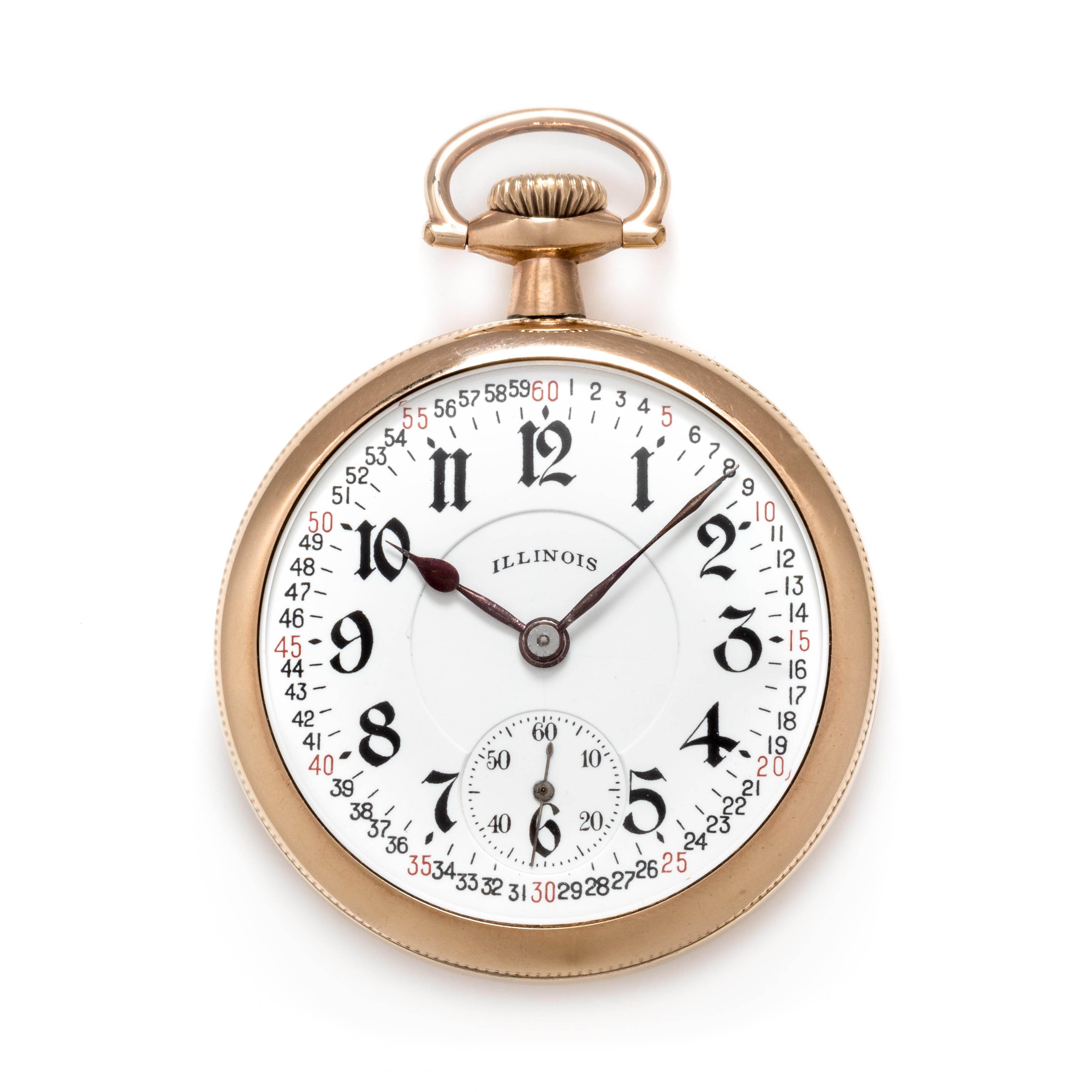 Illinois, G.F. Open Face 'Sangamo Special' Pocket Watch, Circa 1915