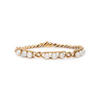 CULTURED PEARL AND YELLOW GOLD BRACELET