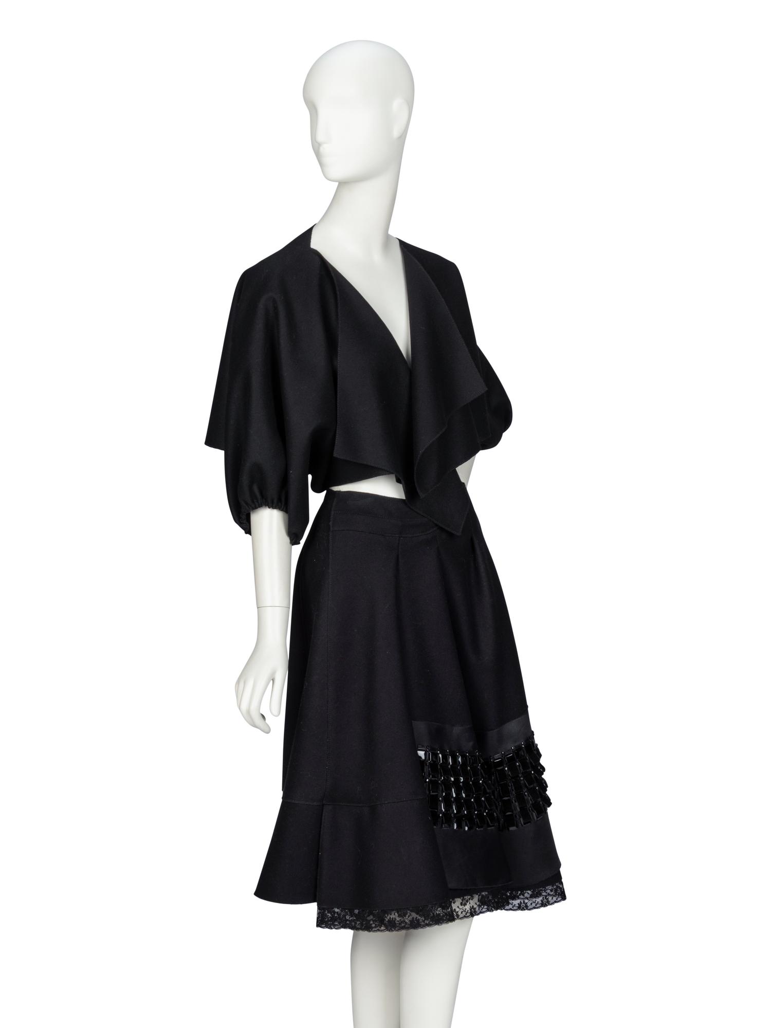 Prada, Wool Skirt Ensemble, 2005