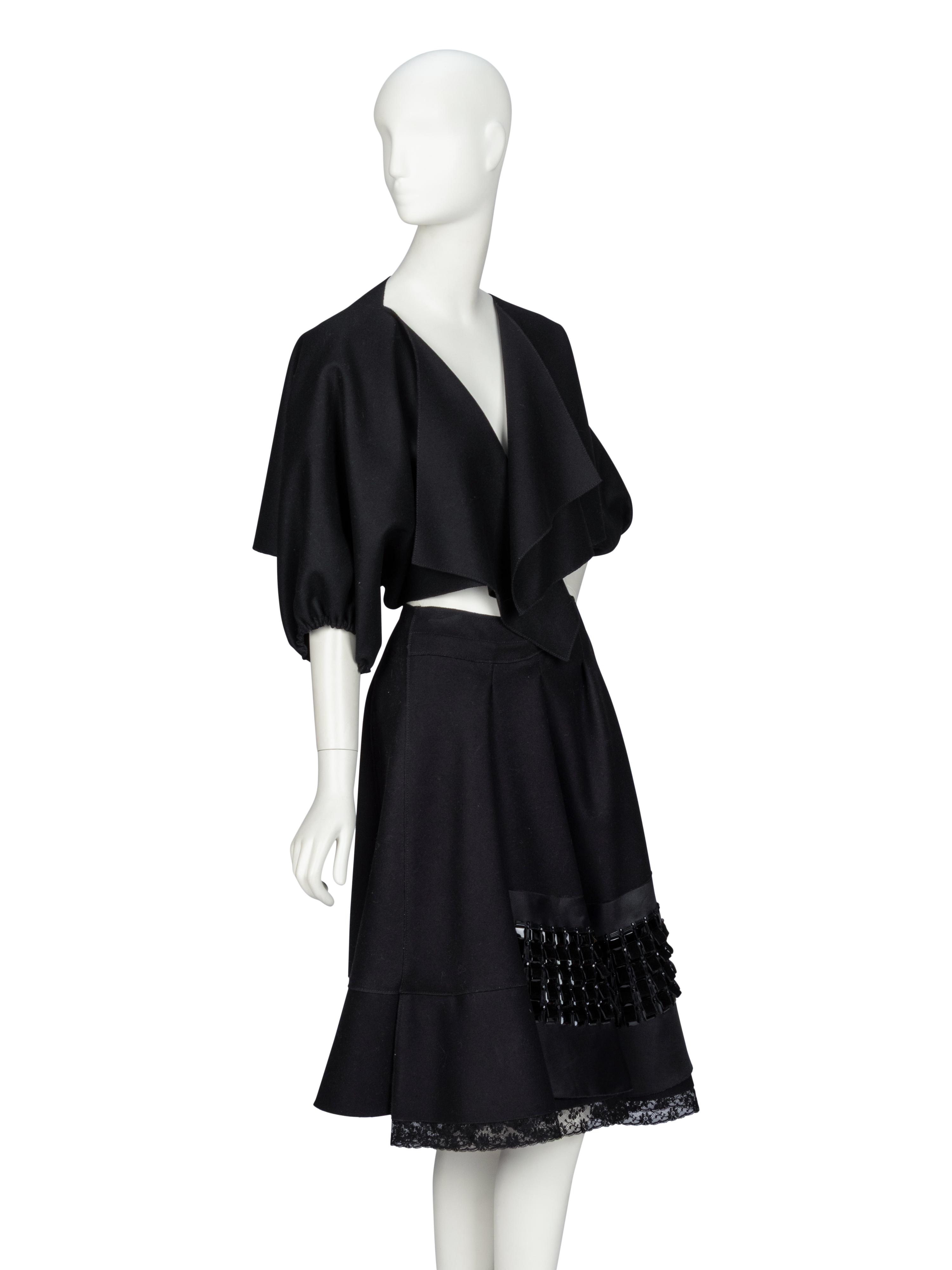 Prada, Wool Skirt Ensemble, 2005
