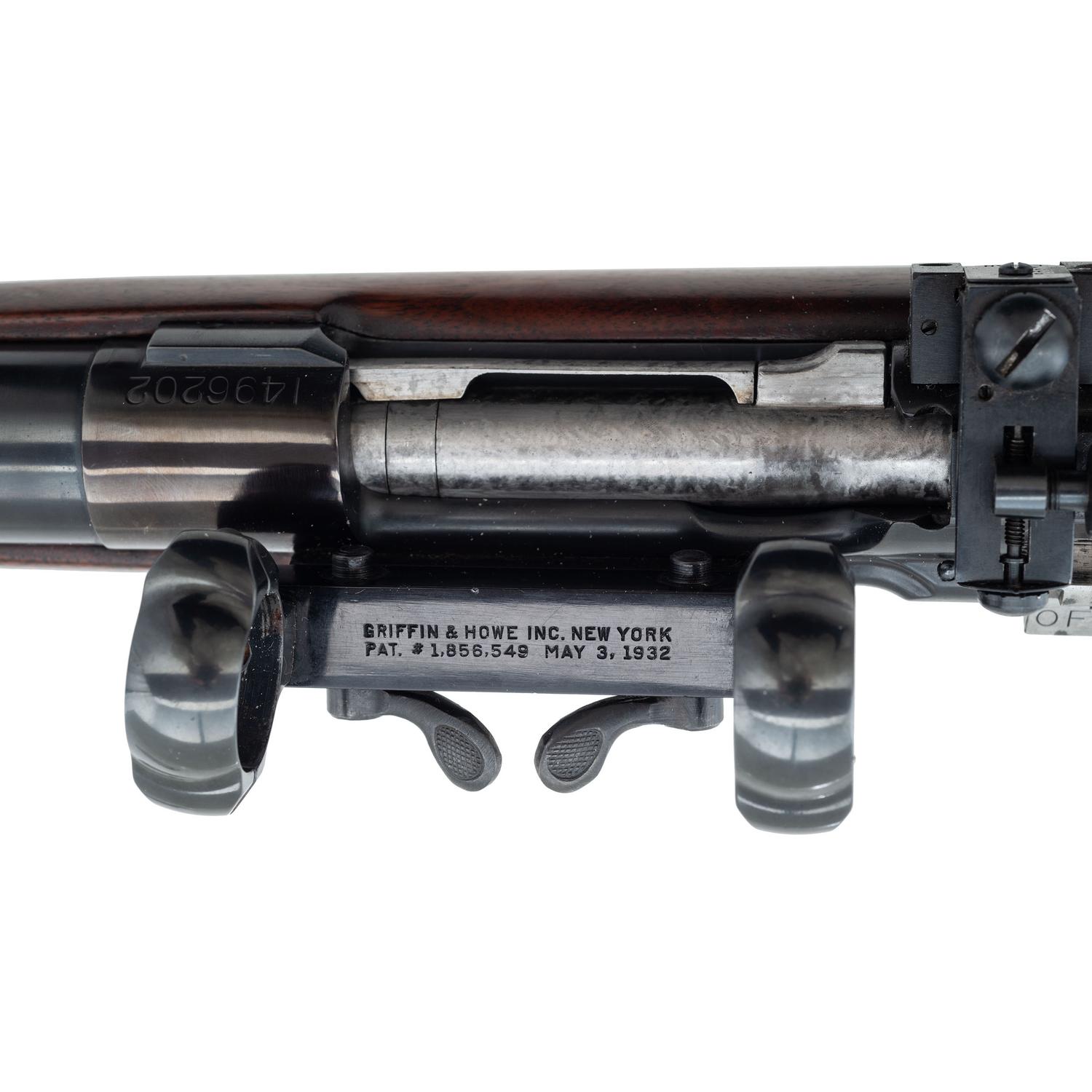 *Custom Springfield 1903 Sporting Rifle with Griffin & Howe Mounts, attributed to John Oberlies