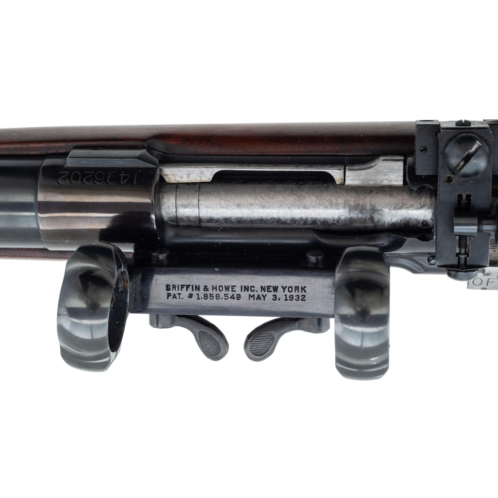 *Custom Springfield 1903 Sporting Rifle with Griffin & Howe Mounts, attributed to John Oberlies