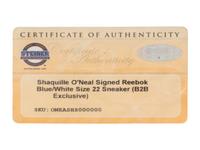 A Shaquille O'Neal Signed Autograph Reebok Size 22 Basketball Shoe (Steiner),