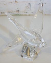 A Steuben Glass Goose. Width 11 inches.