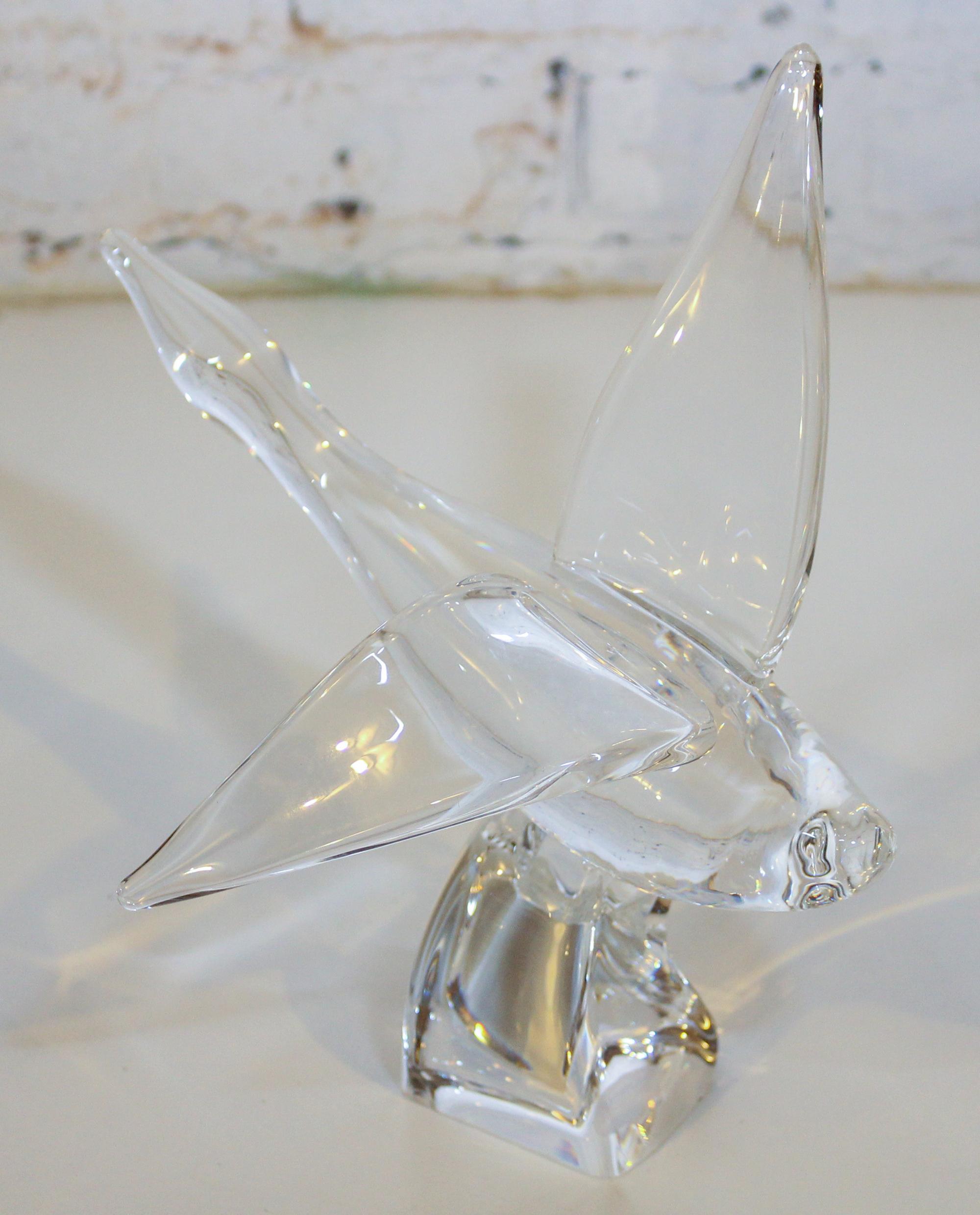 A Steuben Glass Goose. Width 11 inches.