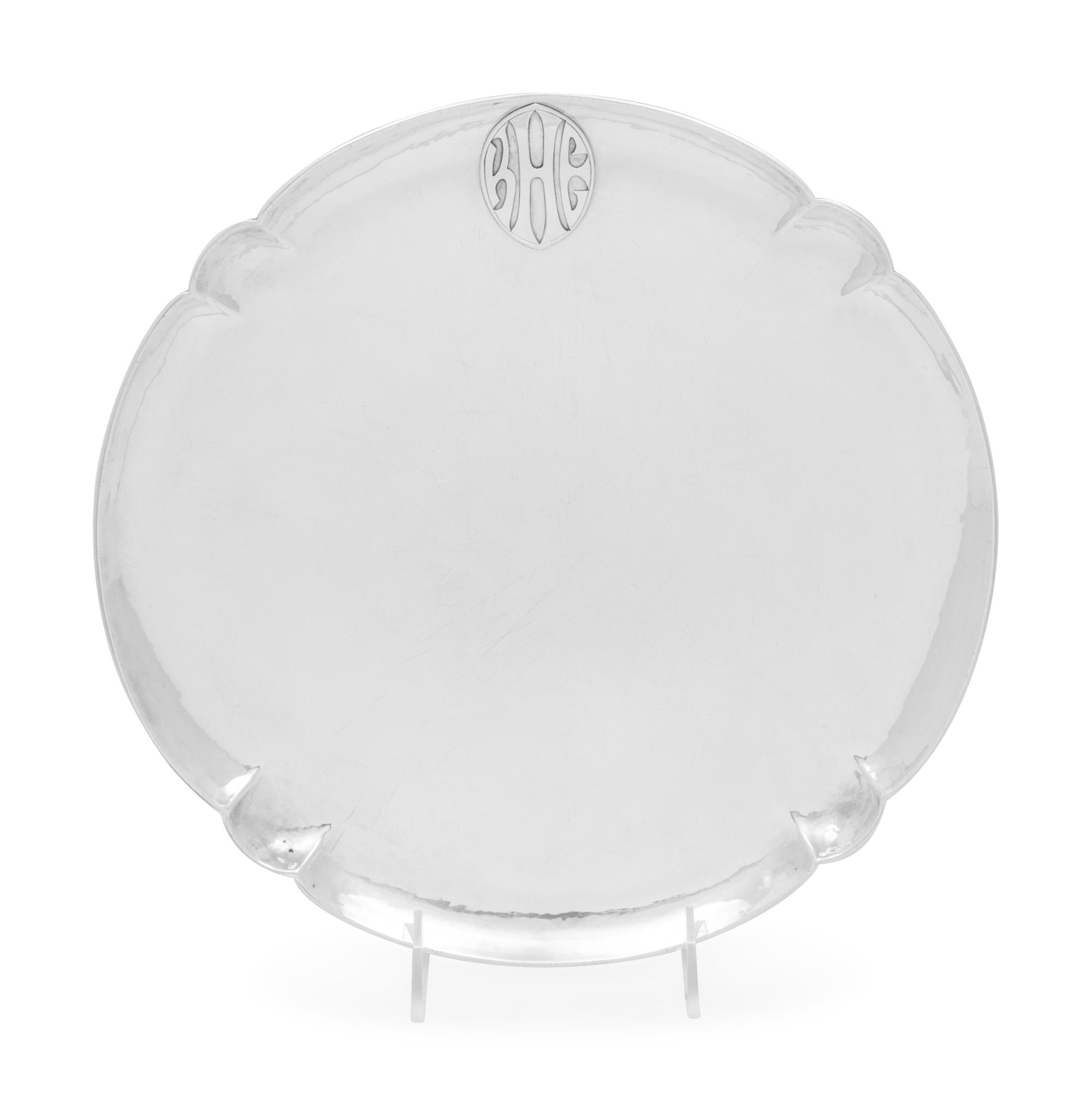 A Handwrought Arts and Crafts Silver Tray