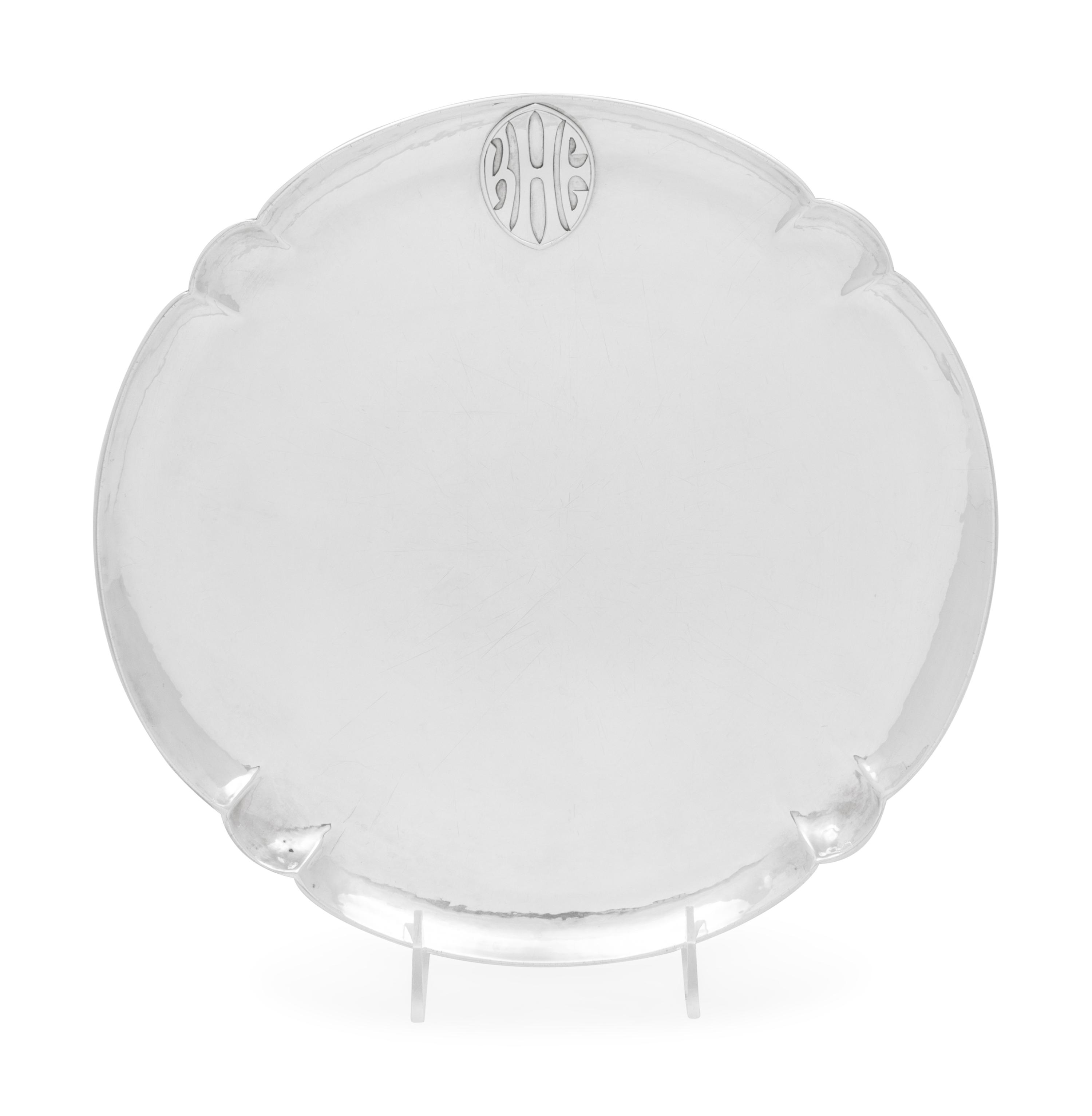 A Handwrought Arts and Crafts Silver Tray