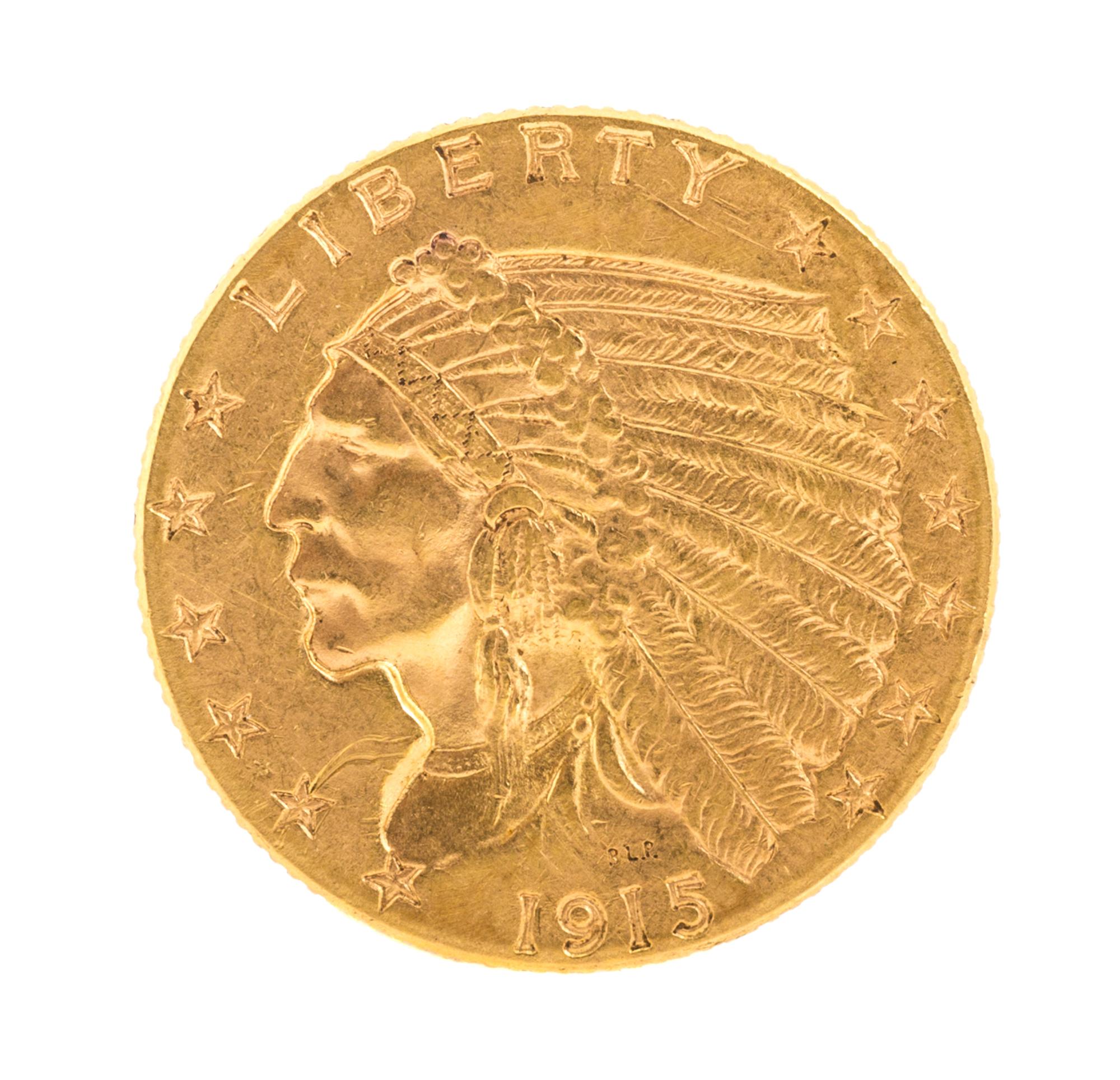 United States of America (1915), Gold $2.50 Quarter Eagle — Gold Quarter Eagle $2.50