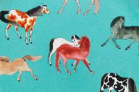 A Chinese Canton Enamel on Copper 'Eight Horses' Plate