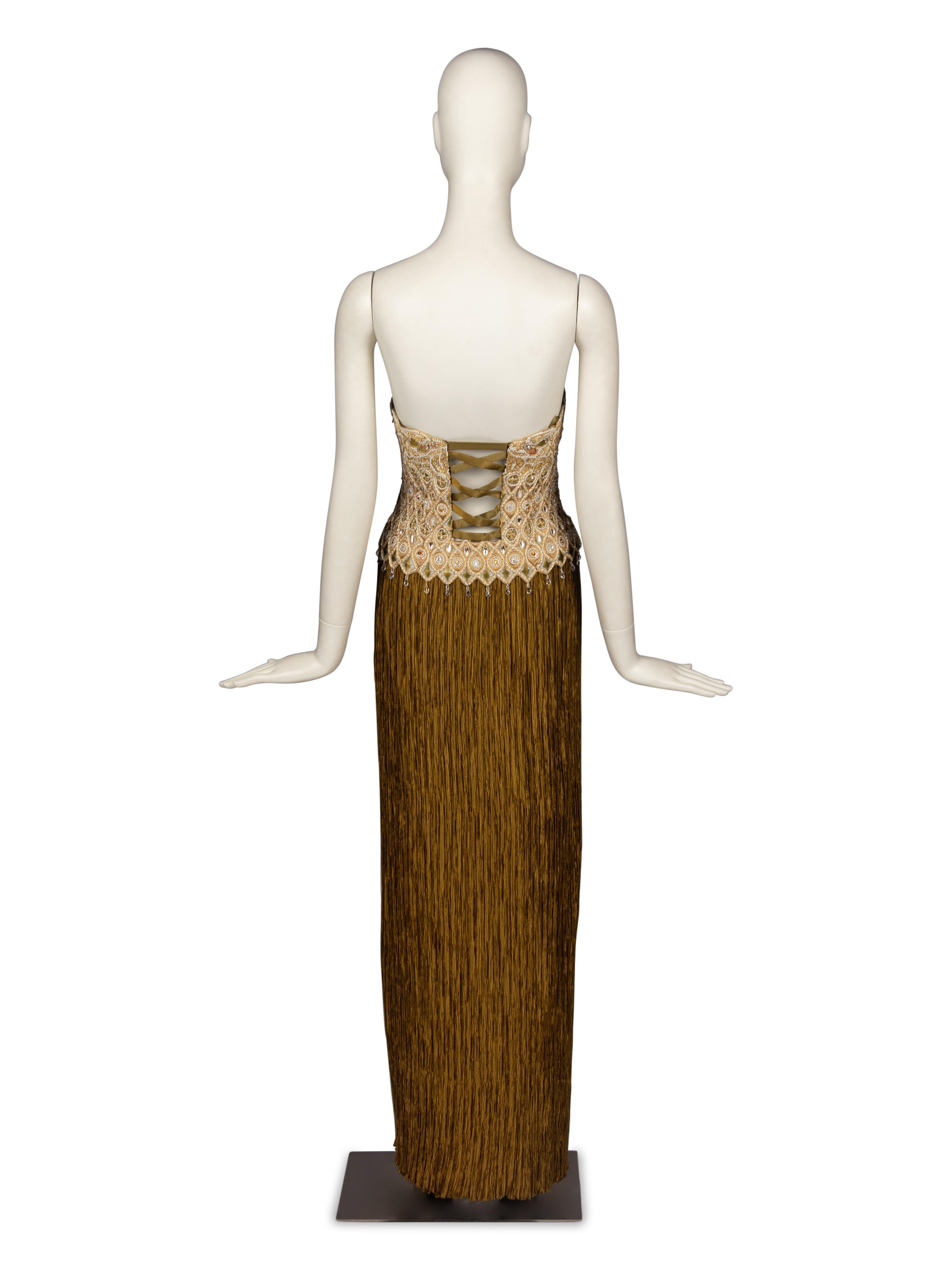 Mary McFadden Strapless Gown and Bolero