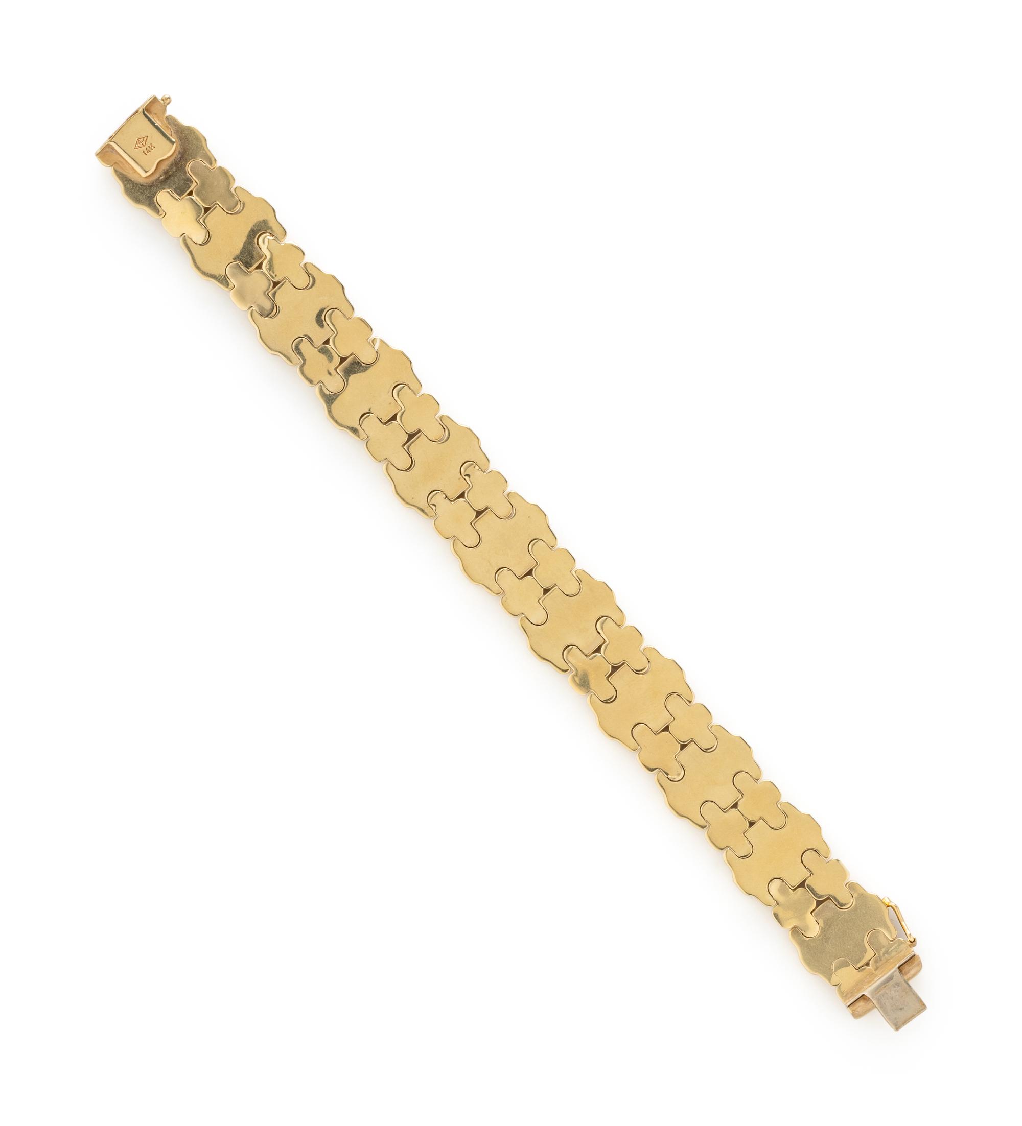 YELLOW GOLD BRACELET
