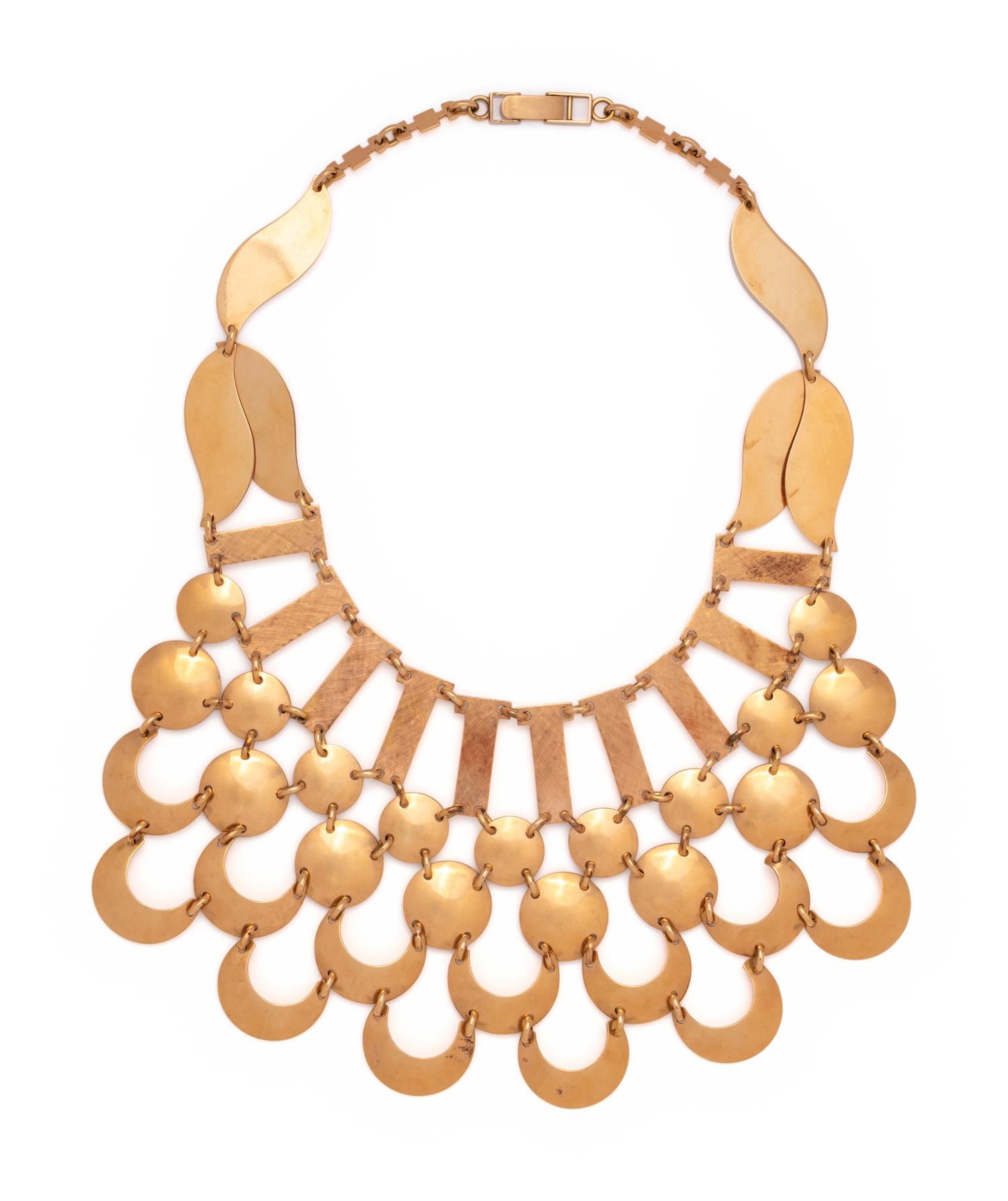 ROSE GOLD BIB NECKLACE