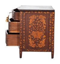A Dutch Marquetry Chest of Drawers