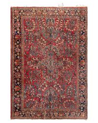 Two Sarouk Wool Rugs