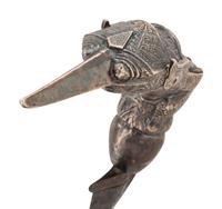 An Indonesian Kris Knife with Silver Fittings