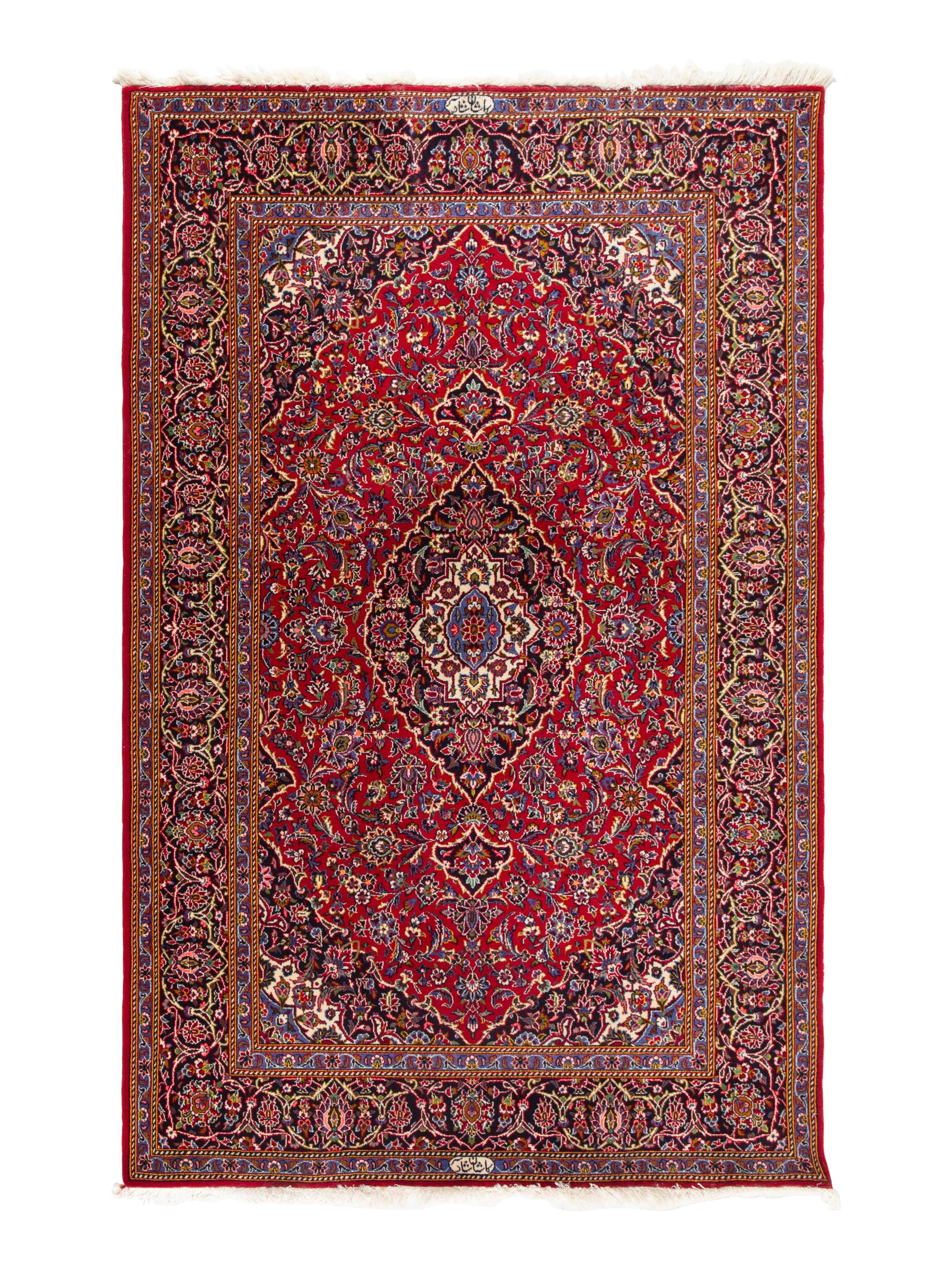 A Kashan Wool Rug