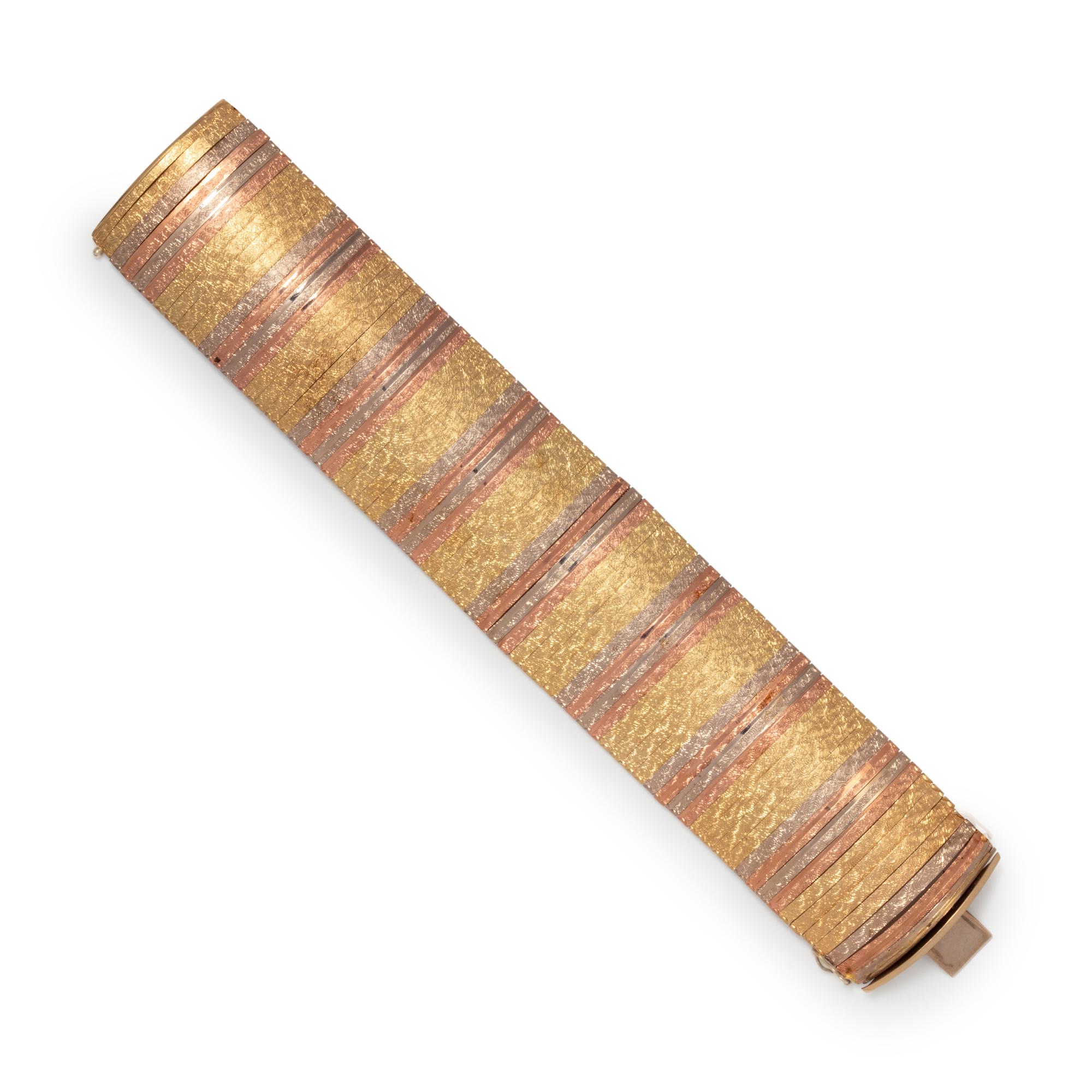 TRICOLOR GOLD BRACELET