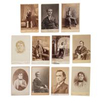 [Lincoln, Abraham] Group of 29 Items Related to the Booth family incl. Junius, Edwin, and John W. Booth.