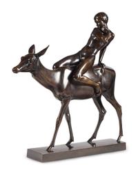 Figure with Deer